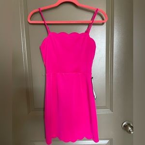 NWT Macy’s Speechless XXS hot pink mini dress